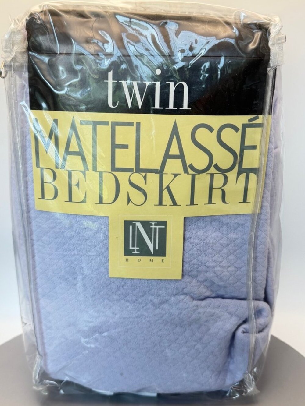 Linens N Things Twin Matelasse Bed Skirt LILAC PURPLE Madrid NEW USA